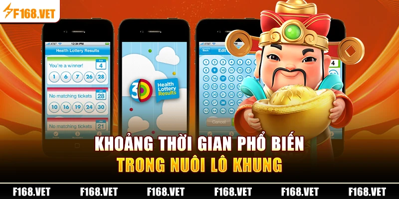 Khoảng thời gian phổ biến trong nuôi lô khung